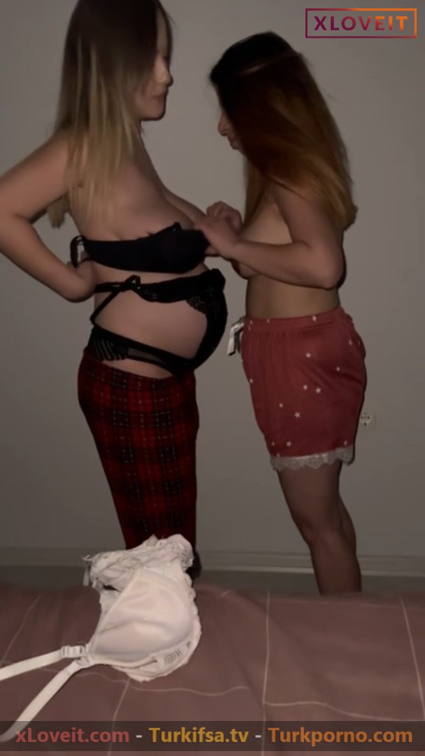 Hamile ifşa Eylül Yasemin birbirlerini okşadılar